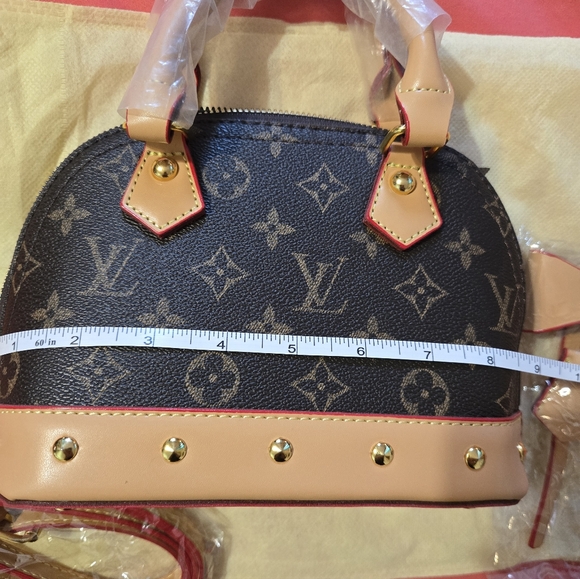 LV Fashion Black and Tan Mini Bag - Picture 6 of 6